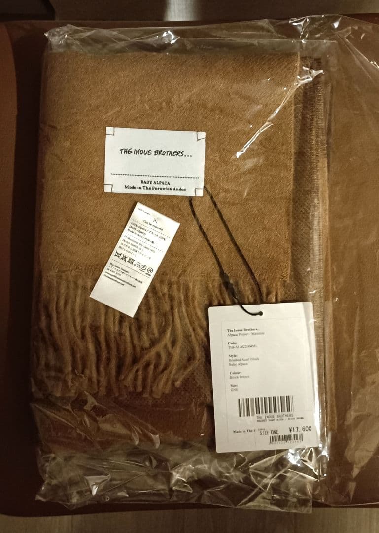 小物 The Inoue Brothers / BRUSHED SCARF BLOCK