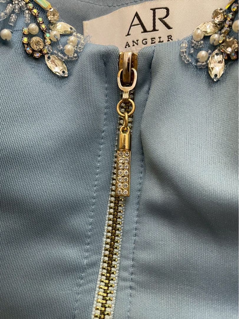 Angel R エンジェルアール　ビーズ装飾付きミニドレス　セットアップ　XS