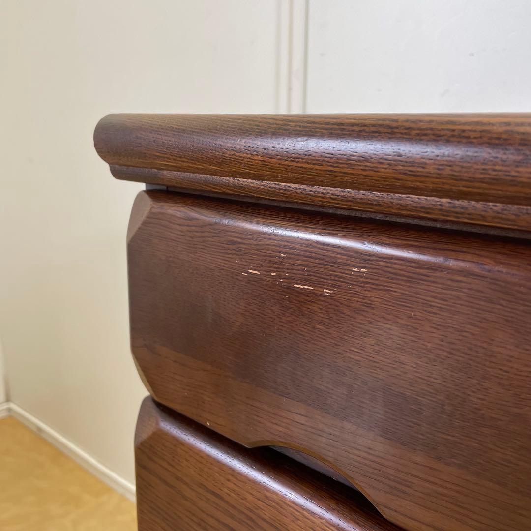 マルヨシ民芸家具 4段 6杯 チェスト② 引き出し タンス 電話台 収納