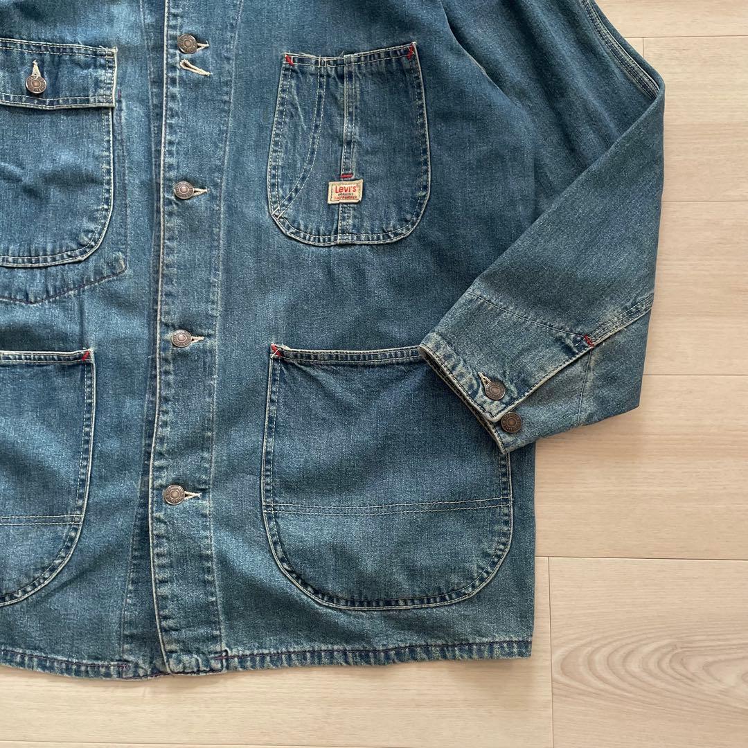 90s USA製 Levi’s 70742-21 デニムカバーオール サイズ40