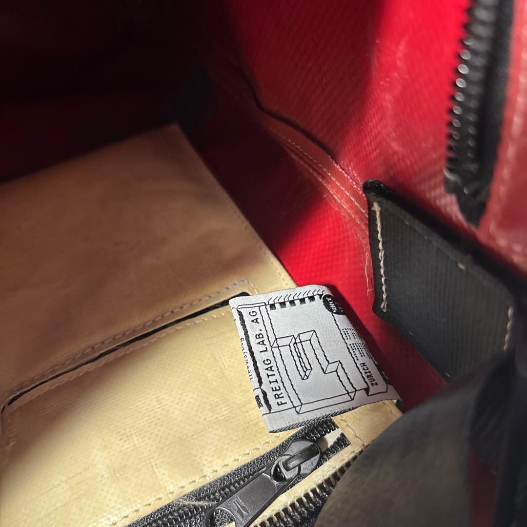 【希少】FREITAG F202 LELAND 2WAYトートバッグ レッド
