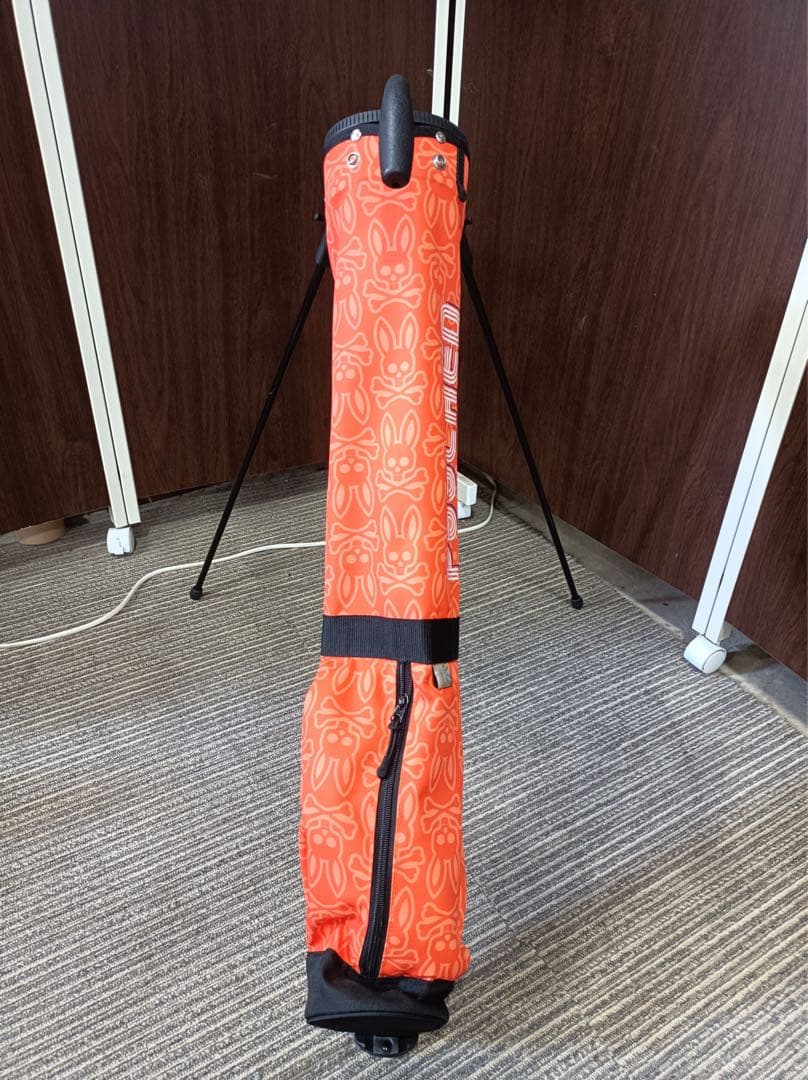 F1892 【美品】サイコバニー　セルフスタンドゴルフケース PSYCHED