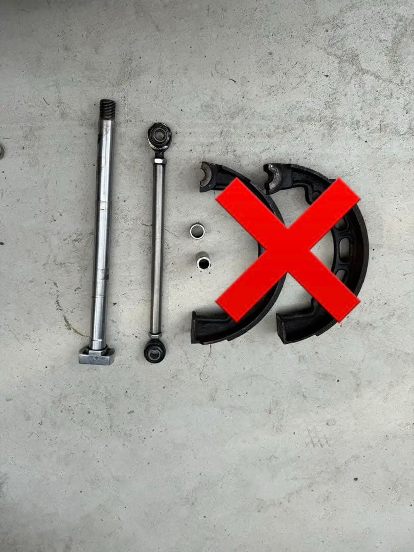 ビンテージ ショベル リア ディスクブレーキ クラッチ ブレーキペダル ホイール