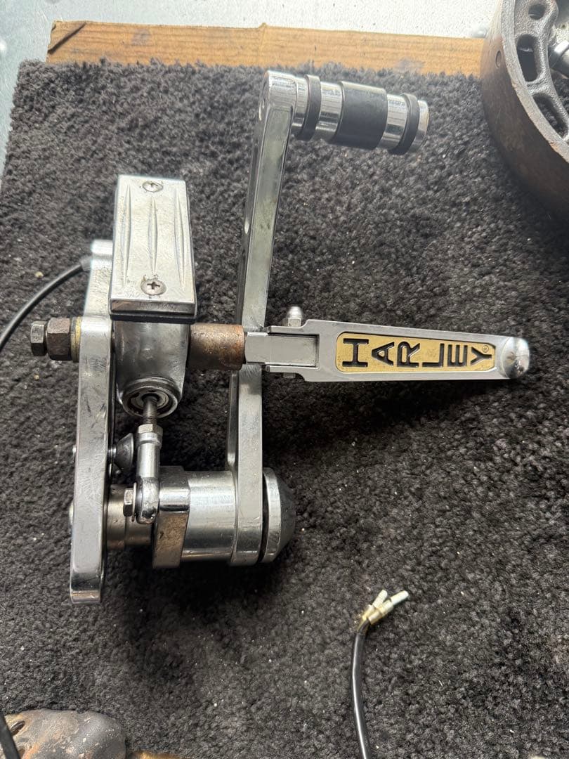 ビンテージ ショベル リア ディスクブレーキ クラッチ ブレーキペダル ホイール