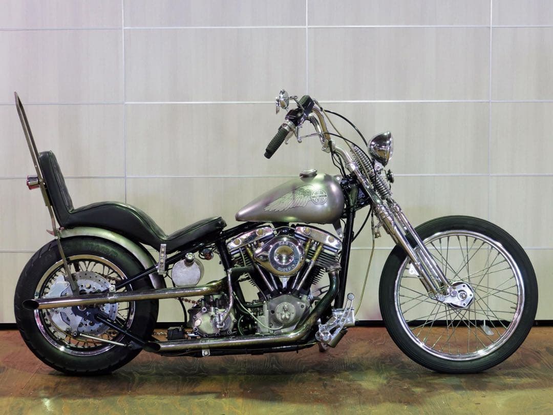 ビンテージ ショベル リア ディスクブレーキ クラッチ ブレーキペダル ホイール