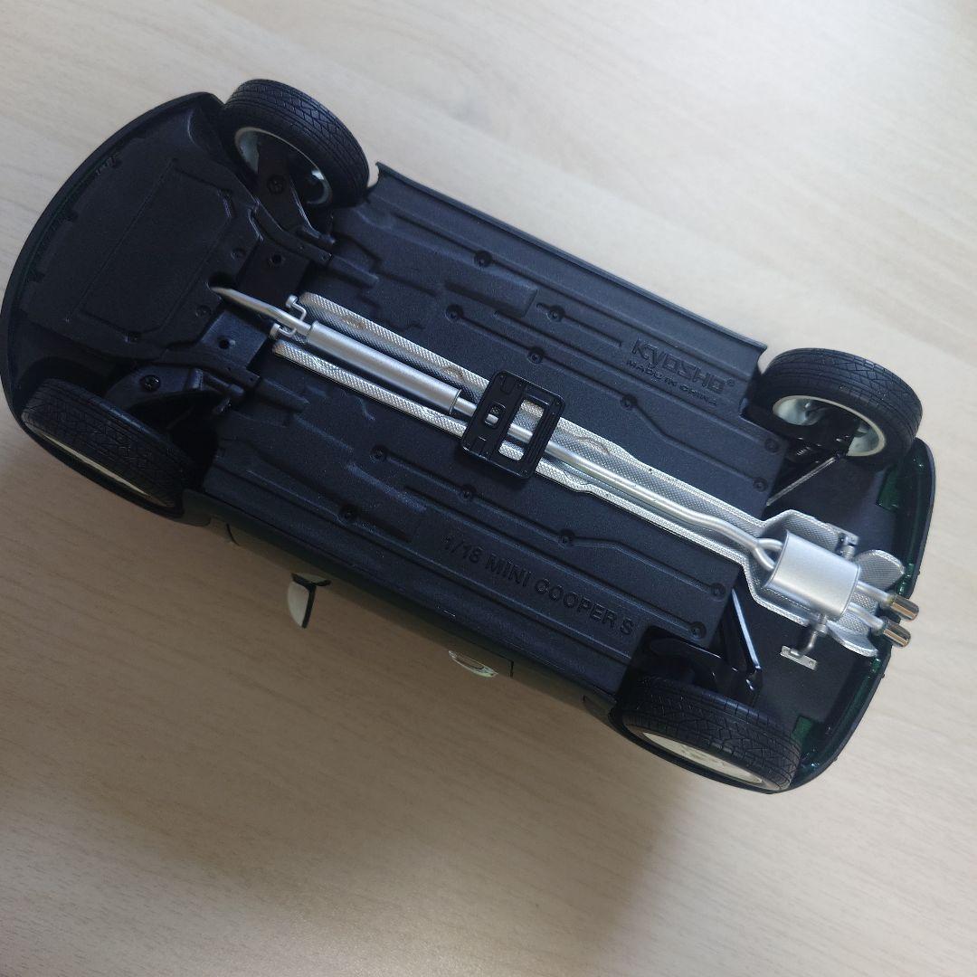 京商 1/18 MINI COOPER S ミニクーパー グリーン ダイキャスト