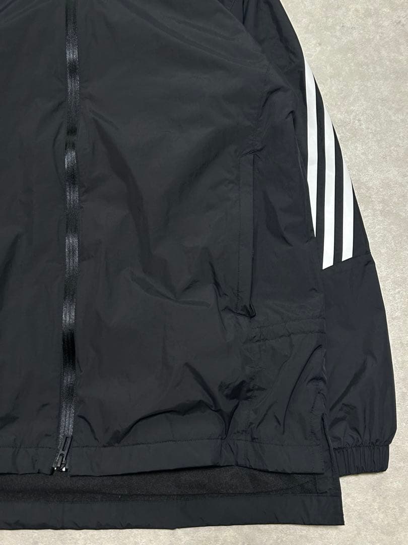 セットアップ アディダス　ウインドブレーカー　レディース　ブラック　ジャケット
