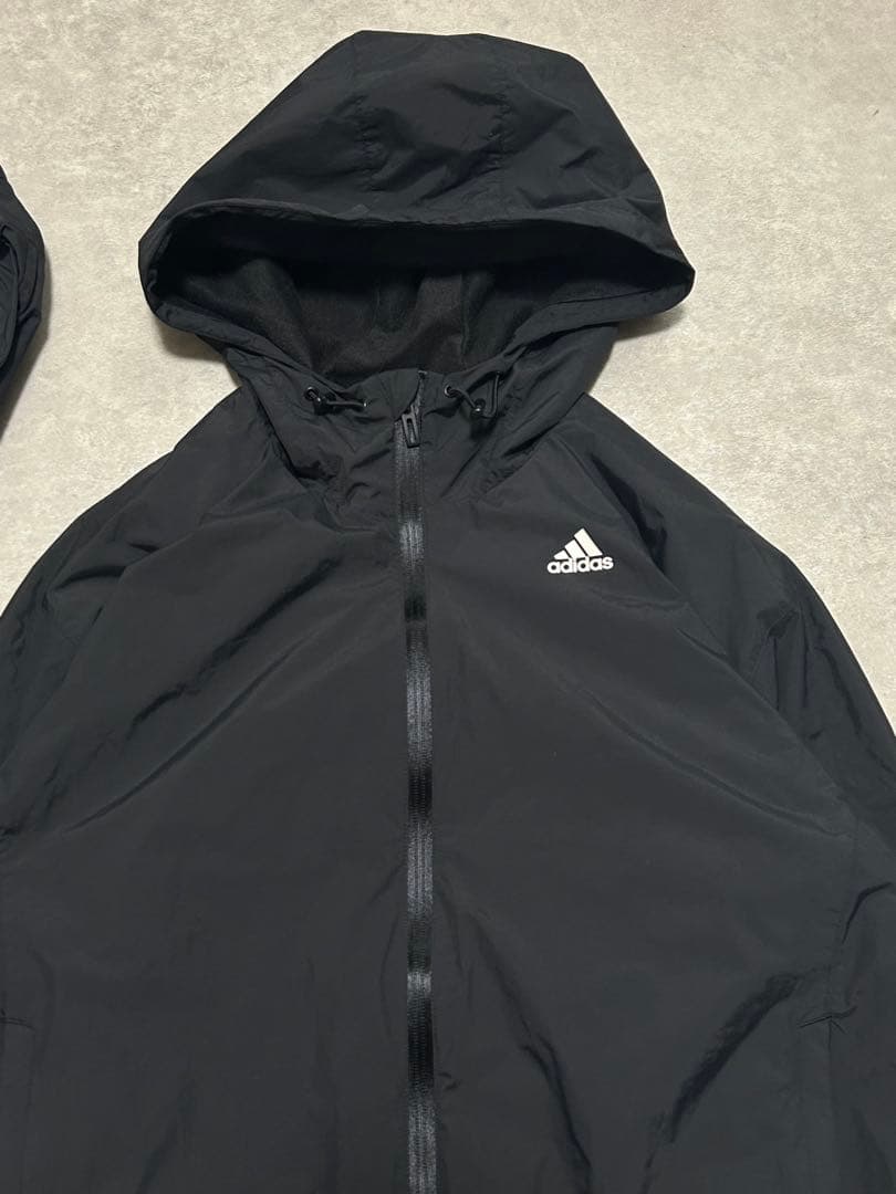 セットアップ アディダス　ウインドブレーカー　レディース　ブラック　ジャケット