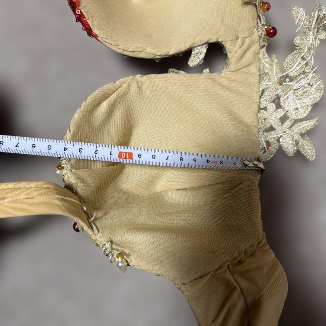 赤いベリーダンスセットアップ