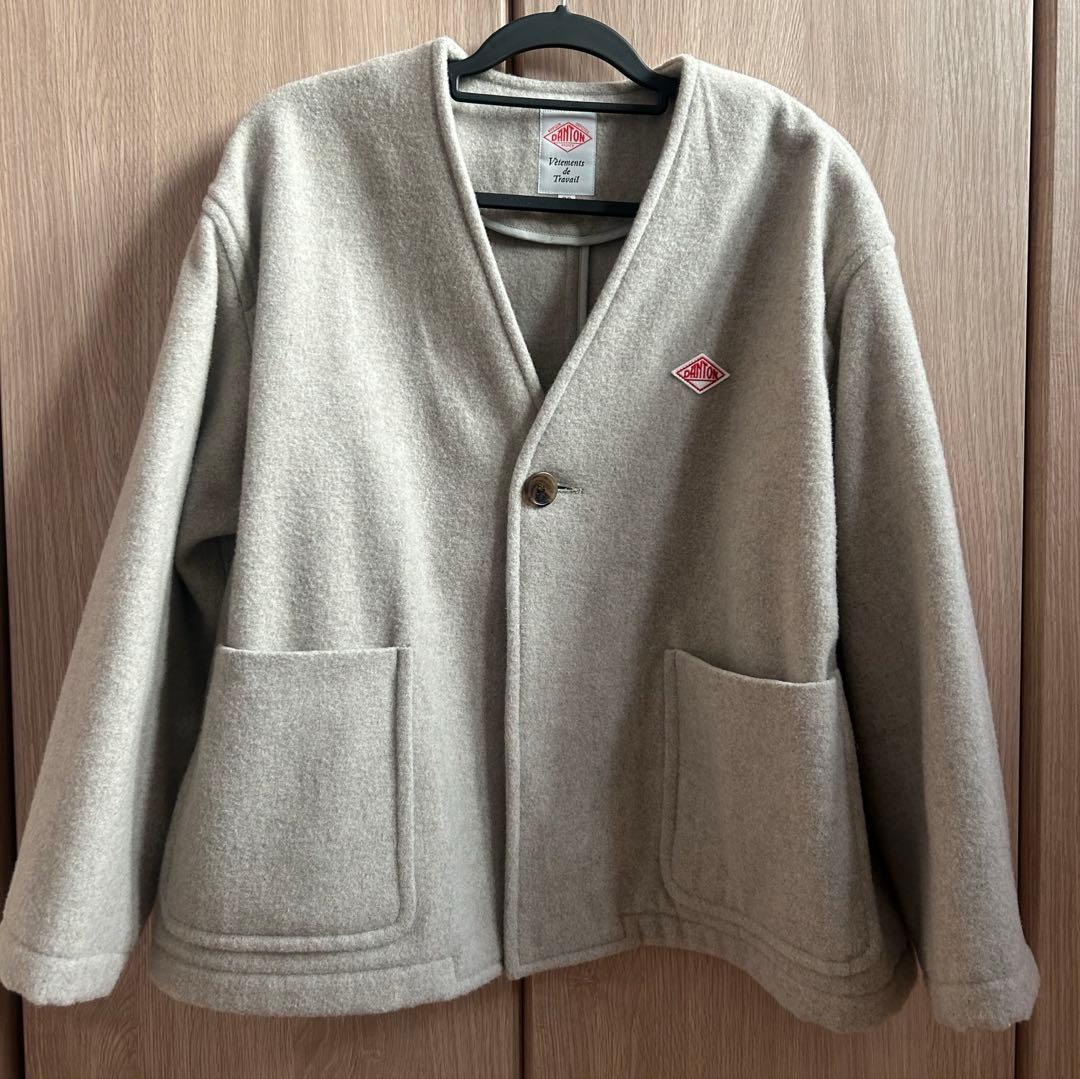 DANTON/ダントン　ウールVネックジャケット