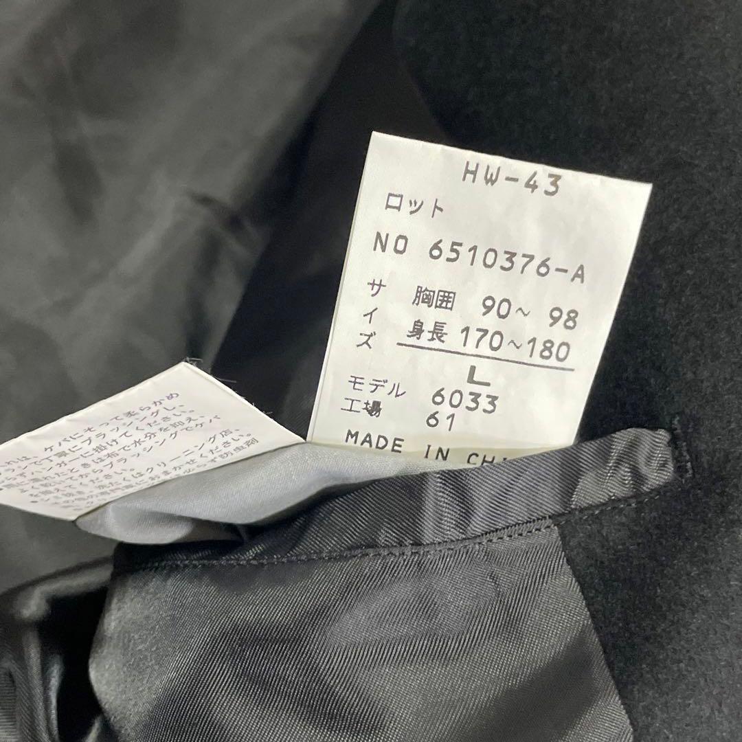 美品　高級　カシミヤ100%　チェスターコート cashmere 　L ダブル