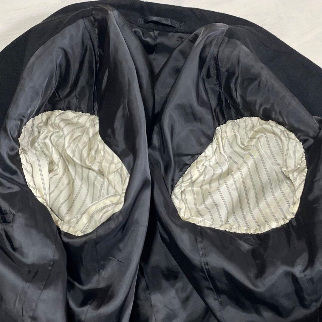 美品　高級　カシミヤ100%　チェスターコート cashmere 　L ダブル