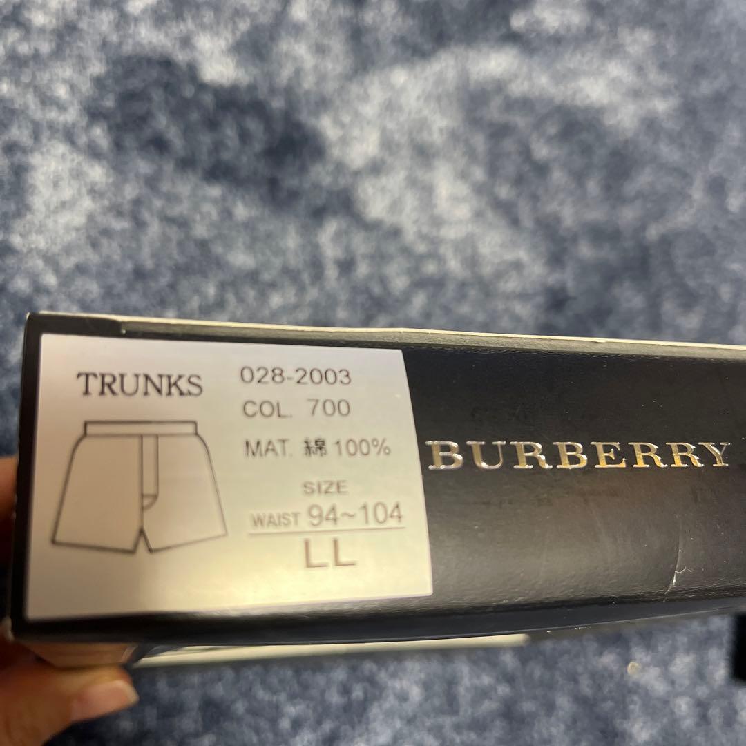 ｇｏｒｕさま専用新品 BURBERRY チェック柄 トランクス LL 2枚