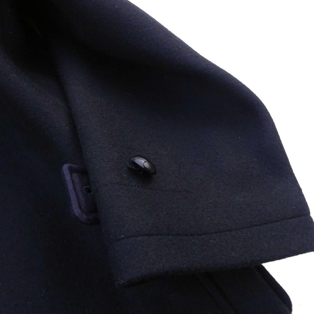 希少90年代三角タグ ポロバイ　ラルフローレン　ダッフルコート黒ブラック胡桃釦M
