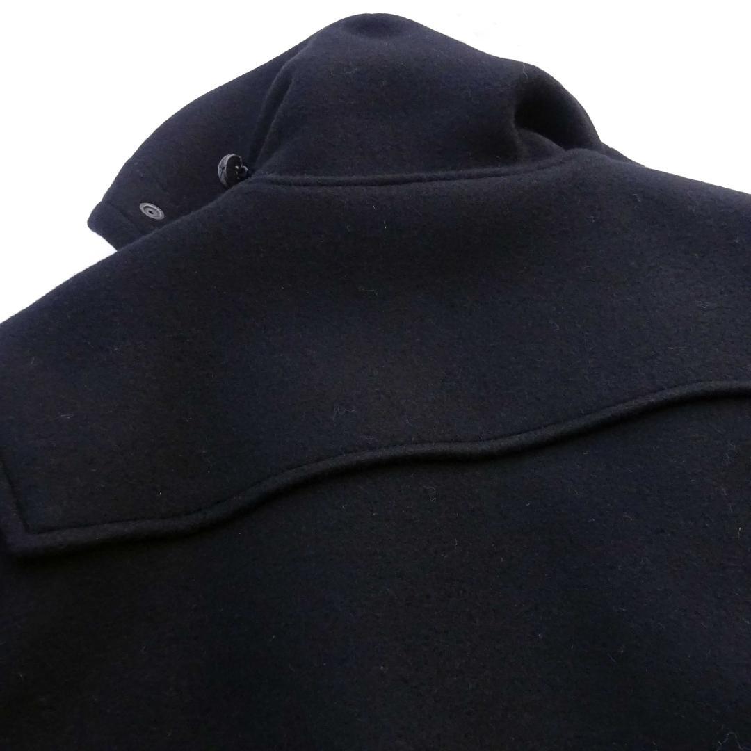 希少90年代三角タグ ポロバイ　ラルフローレン　ダッフルコート黒ブラック胡桃釦M