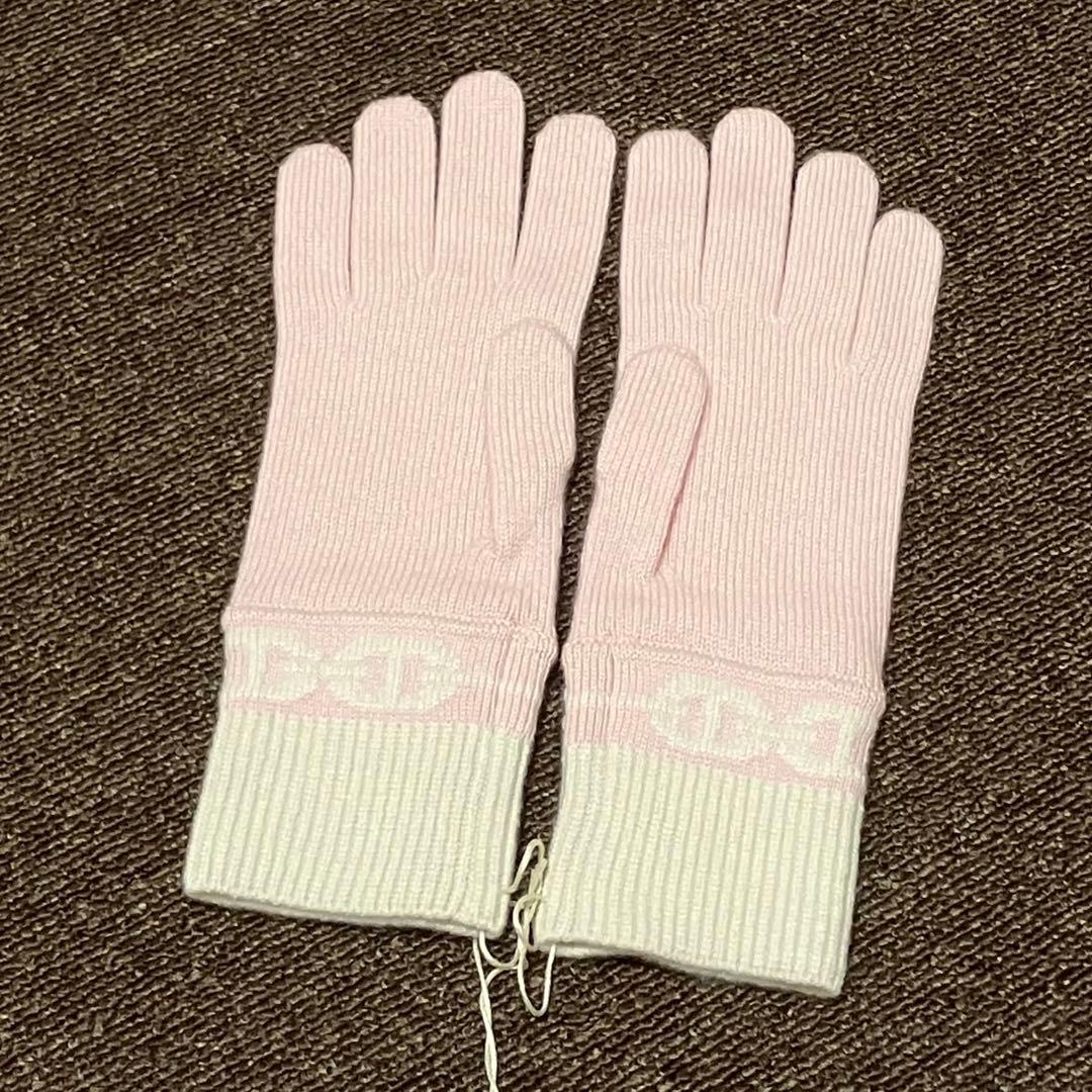 未使用タグ付き！エルメス［24年購入品］手袋　ヘヴン　シェーヌダンクル　カシミヤ