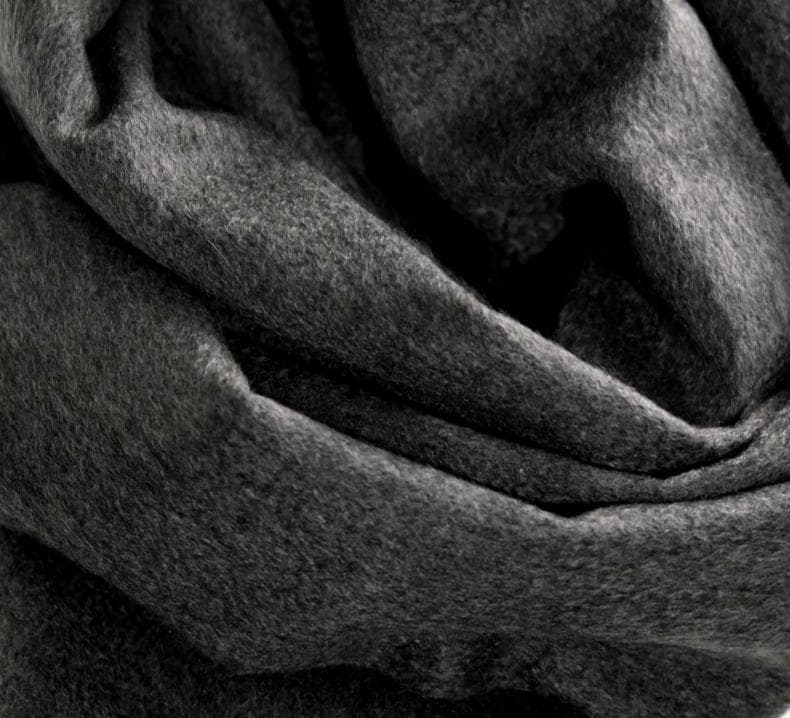 ダーバン イタリア製 カシミヤ100％ カシミヤマフラー グレー 無地