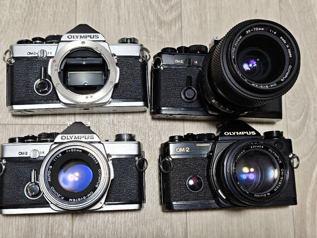 オリンパス OM-2 シリーズ 4台 + レンズ3本セット
