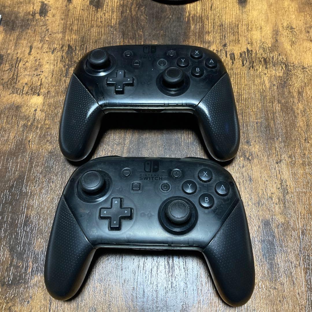 Nintendo Switch プロコン2点セット　ジャンク品
