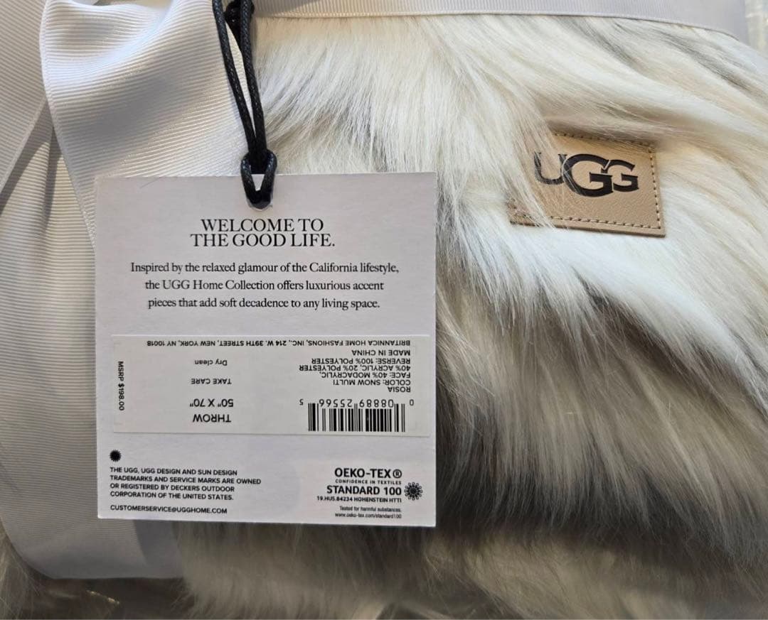 【新品】アグUGG Rosia Throw ブランケット 【1点限り】