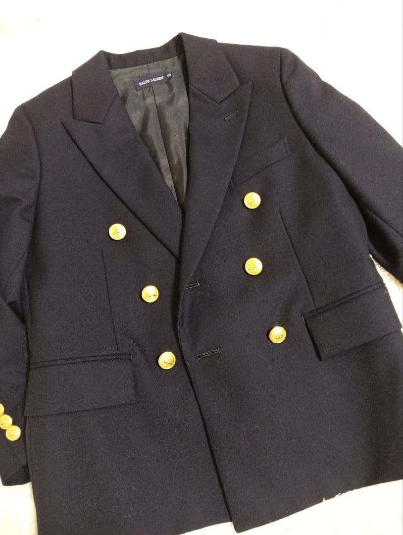 RalphLauren　120 金ボタン　ネイビー　　ジャケット　パンツ