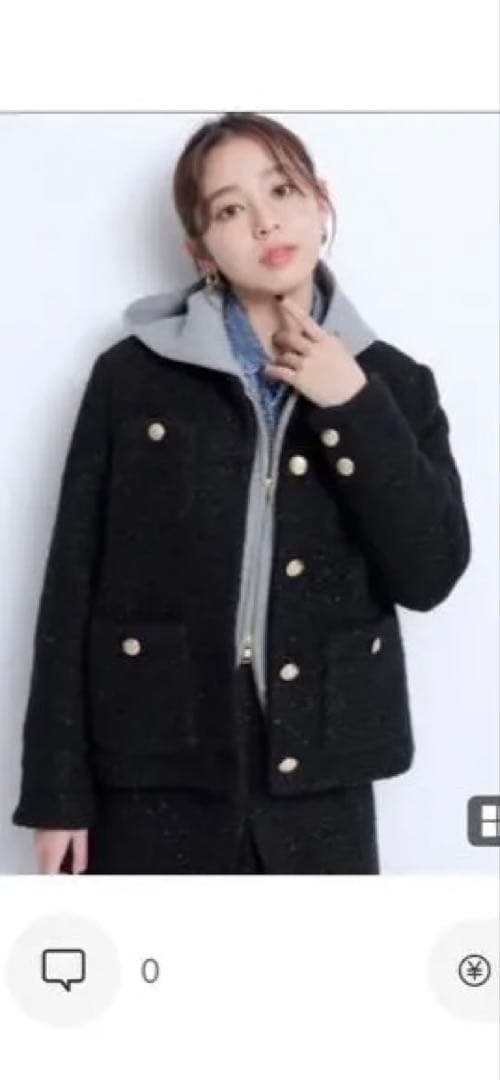 JUSGLITTY シャイニーブークジャコット　新品タグ付き★