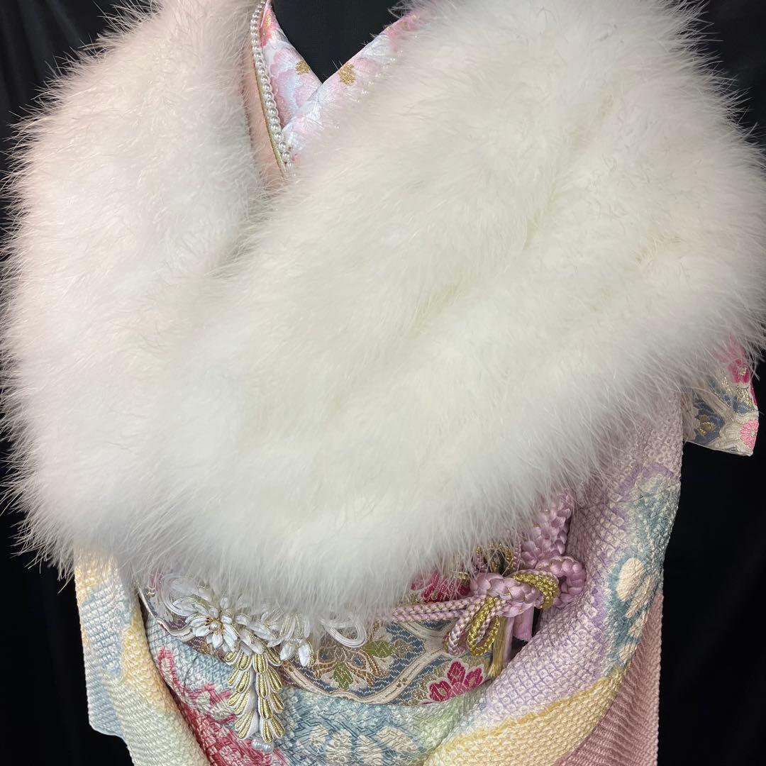 振袖フルセット■総絞り■オーダー仕立て■パステル色振袖■振袖一式■成人式