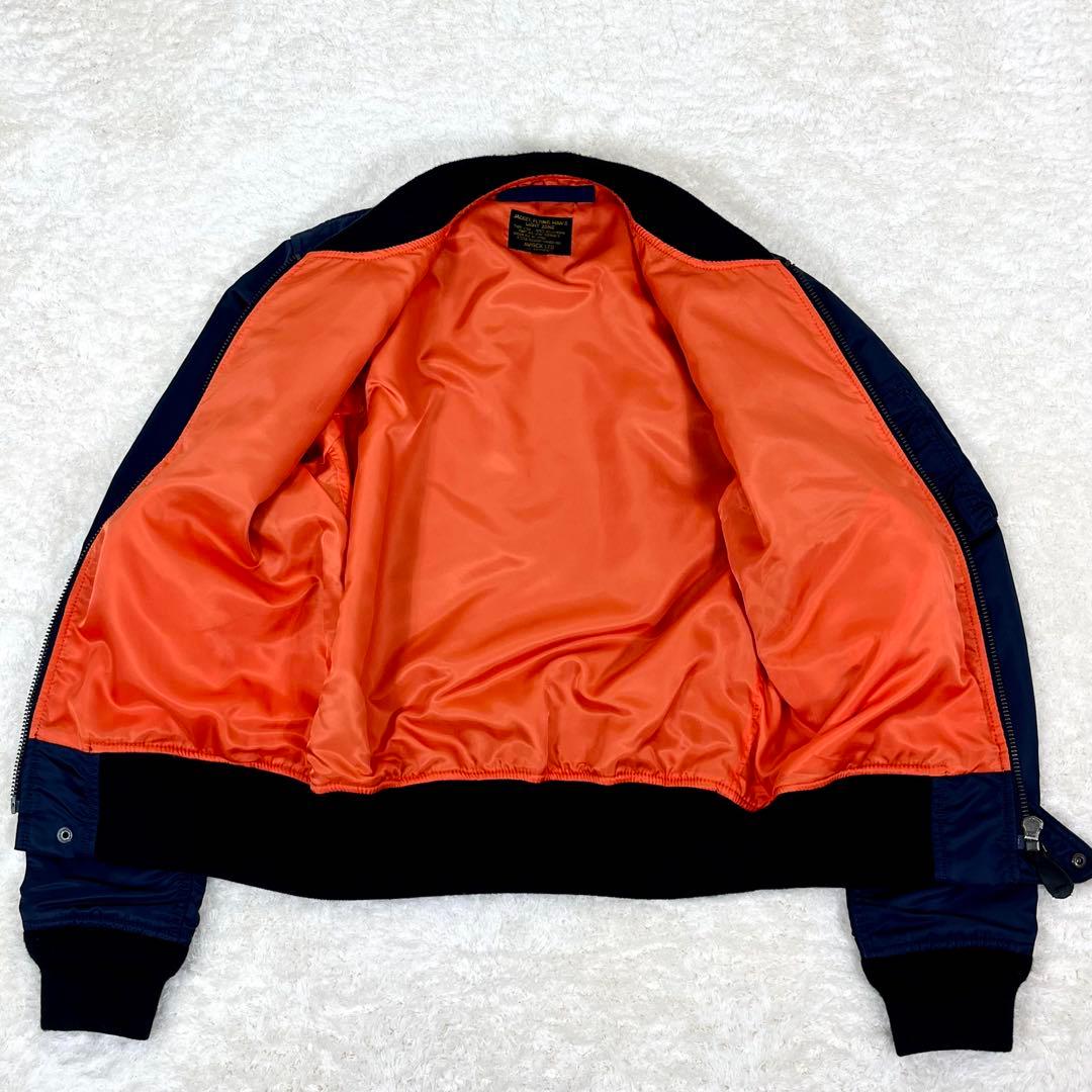 【美品】AVIREX L-2A フライトジャケット M ネイビー