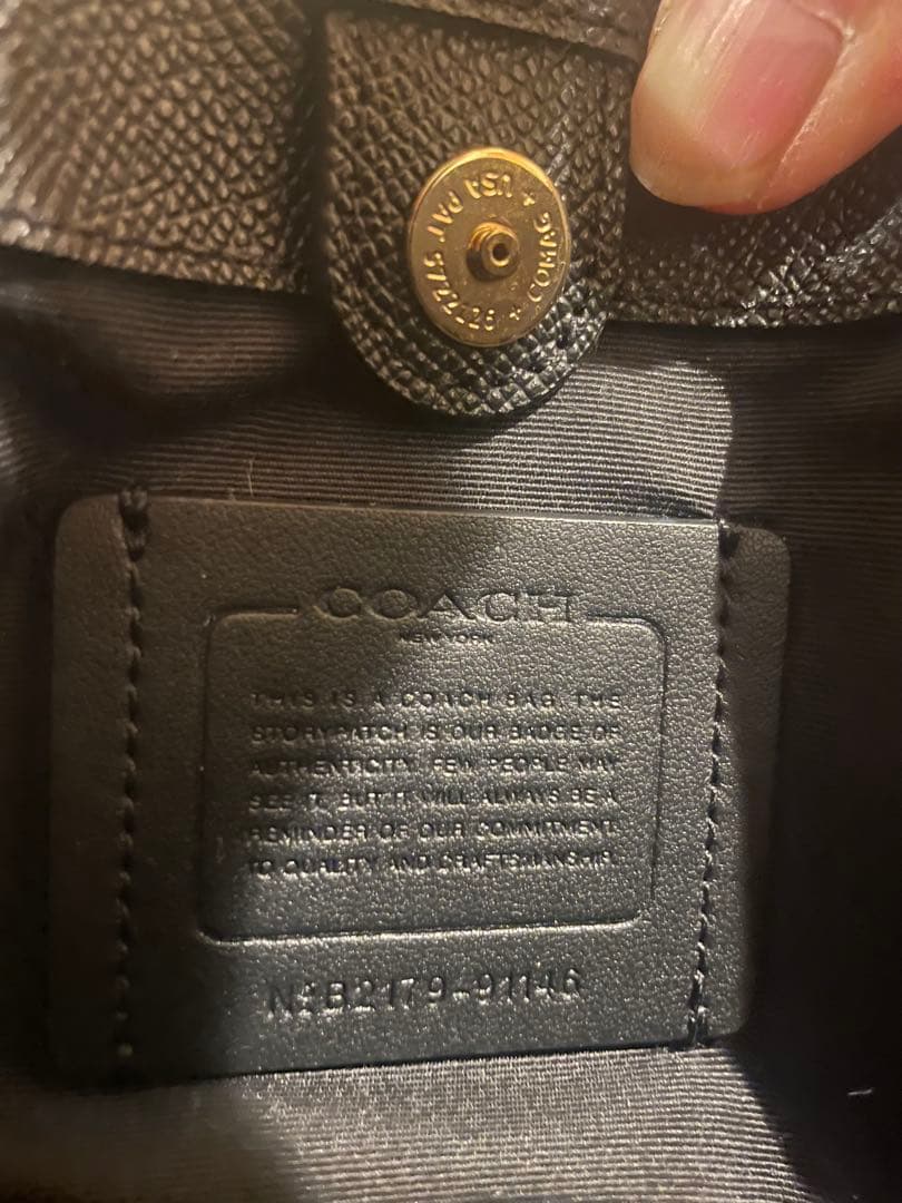 COACH コーチ 91146 ミニ リリー キャリーオールブラック