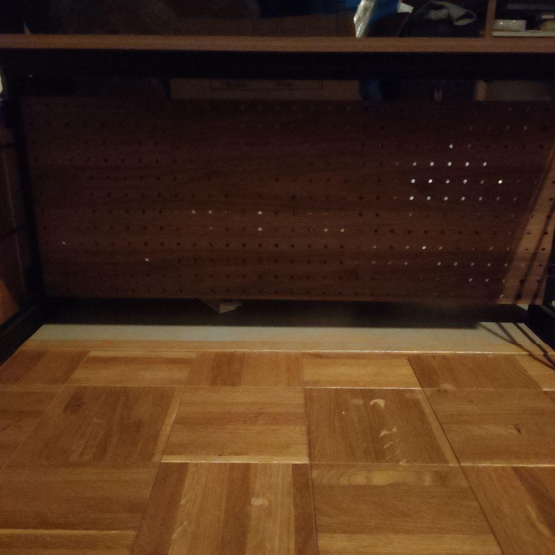 ニトリ　Nポルダ　木製オープンシェルフ 5段 ブラウン