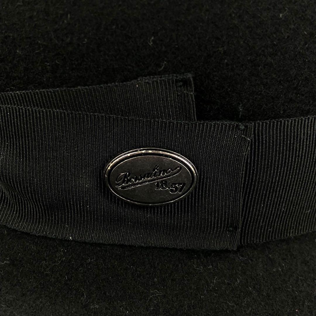 美品 Borsalino18.57 ボルサリーノ ウールフェルトハット 61cm