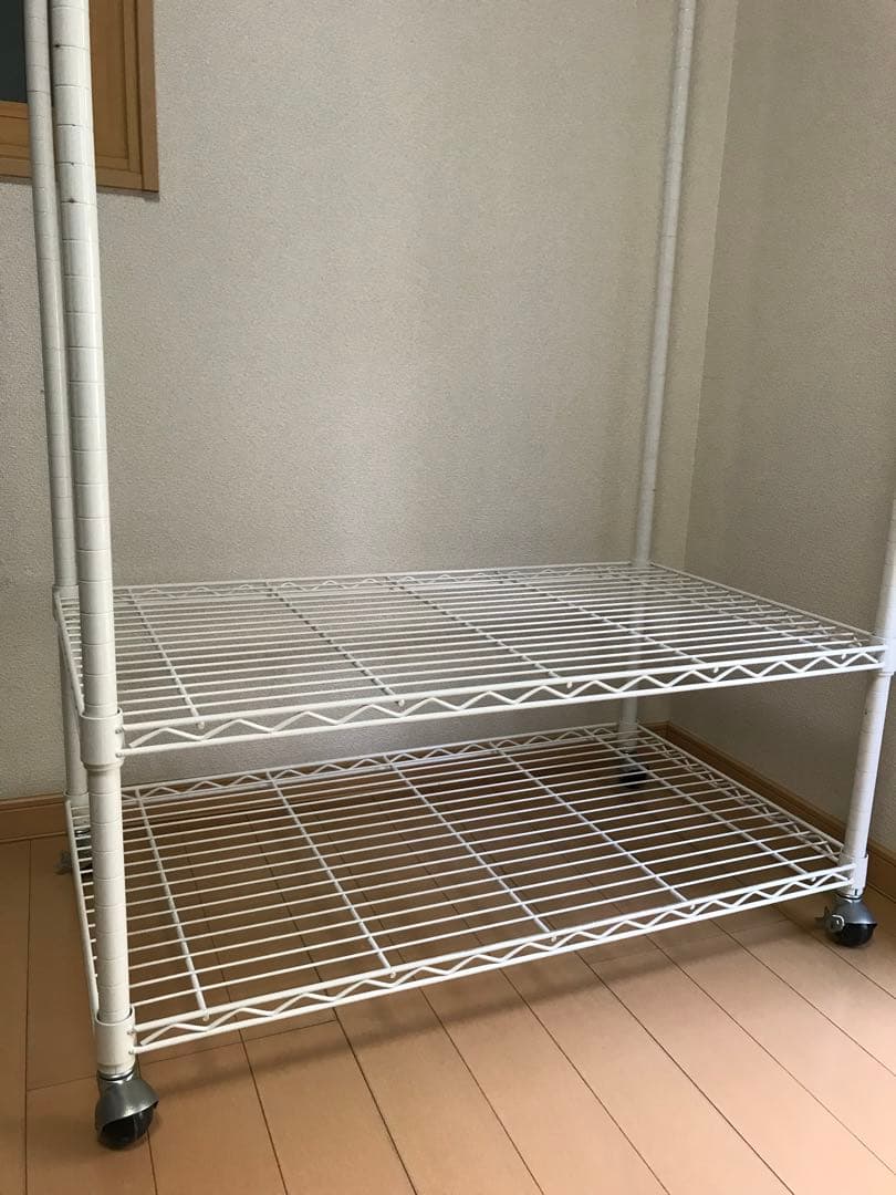 専用‼️スチールラック　頑丈　ハンガーラック　川口工器　90cm スチール