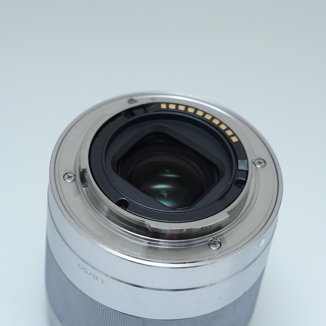 SONY ソニー E 50mm F1.8 OSS シルバー SEL50F18