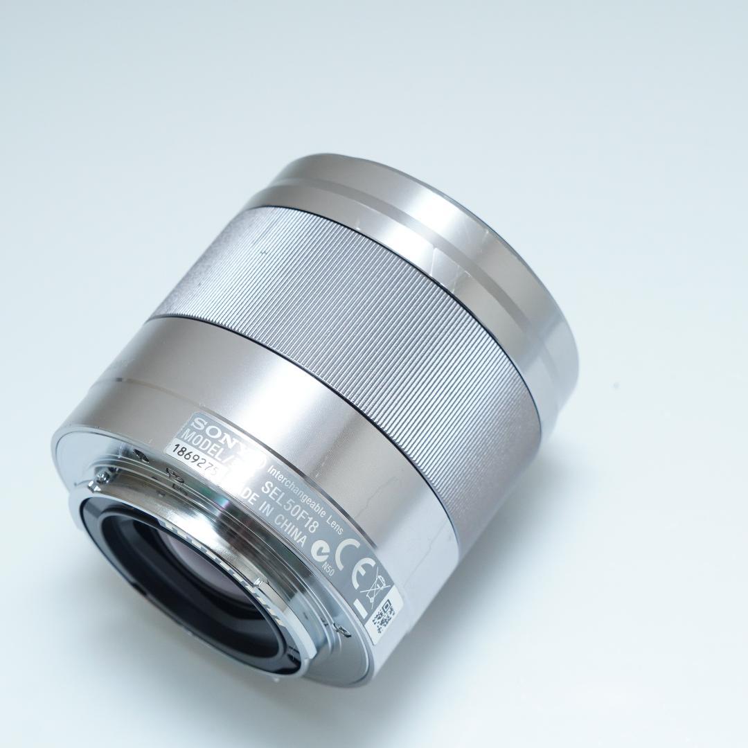 SONY ソニー E 50mm F1.8 OSS シルバー SEL50F18