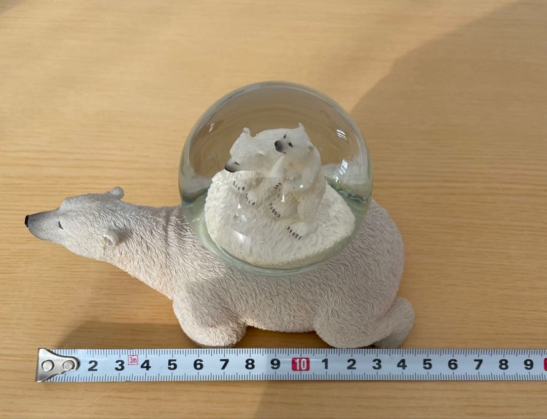Twinkle 【廃盤】 シロクマ親子 スノードーム 白熊 ホワイトベア 置物