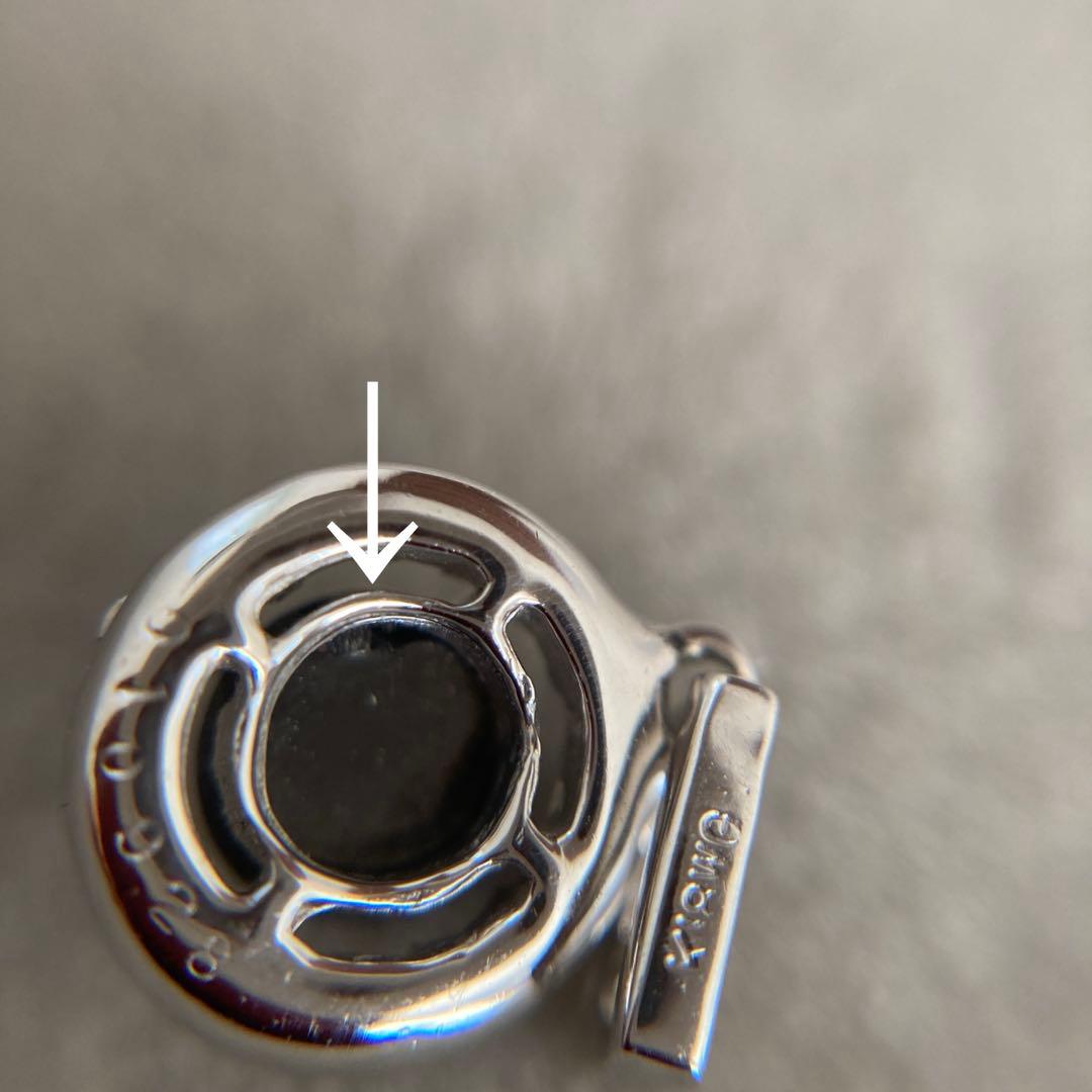 訳あり　K18ダイヤモンドペンダントトップ　ブラック　ホワイト