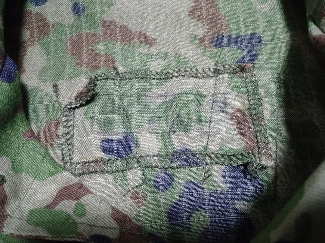 【PX品】陸上自衛隊　迷彩服　V/Cリップストップ生地　サイズ5A