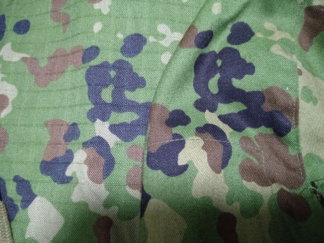 【PX品】陸上自衛隊　迷彩服　V/Cリップストップ生地　サイズ5A