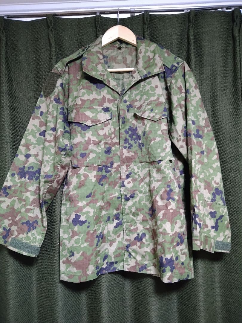 【PX品】陸上自衛隊　迷彩服　V/Cリップストップ生地　サイズ5A