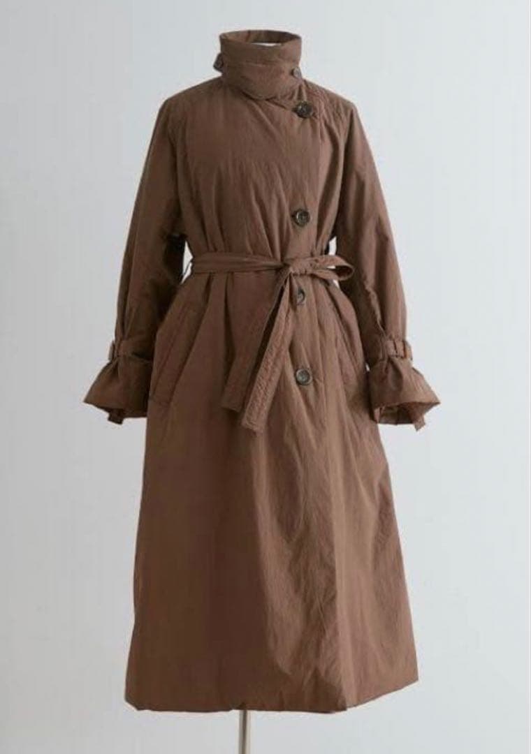 【美品・クリーニング済】スナイデル　トレンチ中綿コート　モカ