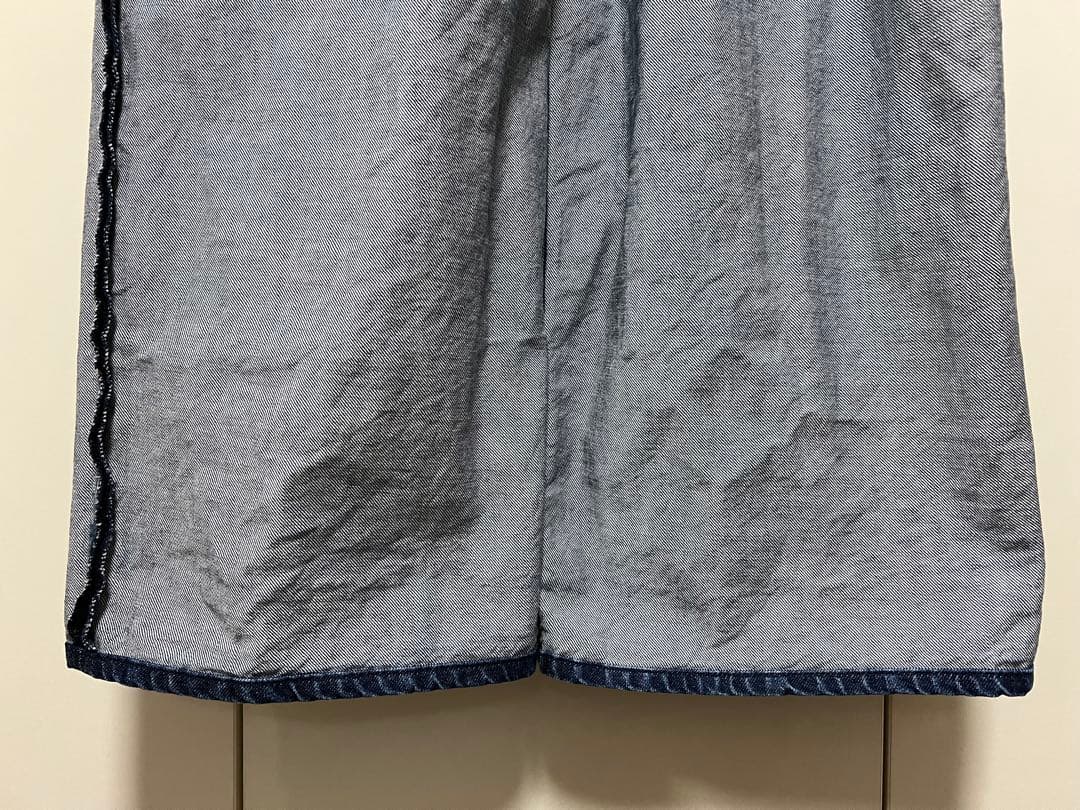 IENA アッパーハイツ　パフスリーブオールインワン