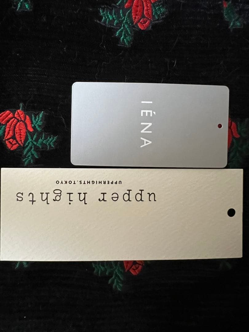 IENA アッパーハイツ　パフスリーブオールインワン