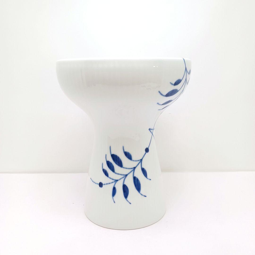 Y3332-7 ロイヤルコペンハーゲン ブルーフルーテッドメガ 大型花瓶 箱付