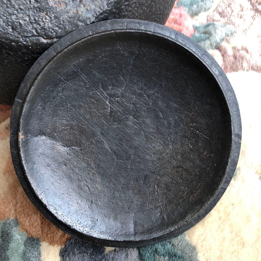 南部鉄瓶　「孝信」　霰紋　容量1.1ℓ 未使用保管品