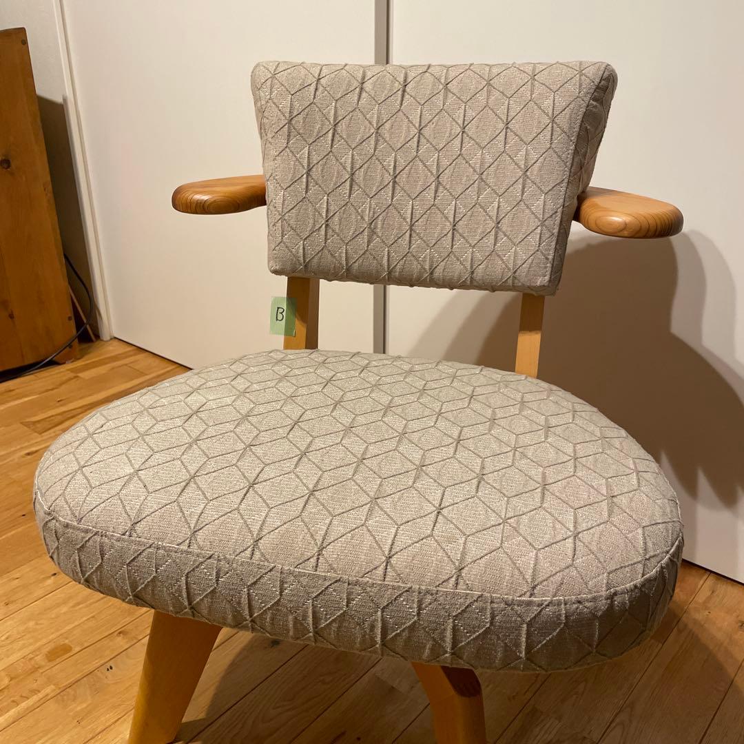 アサヒ風早 幾何学模様のダイニングチェア