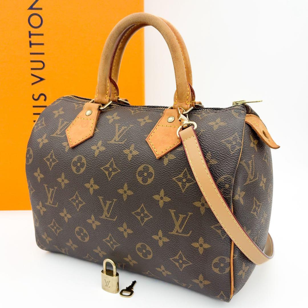 ショルダーベルト付き★ルイヴィトン モノグラム スピーディ25 ショルダーバッグ