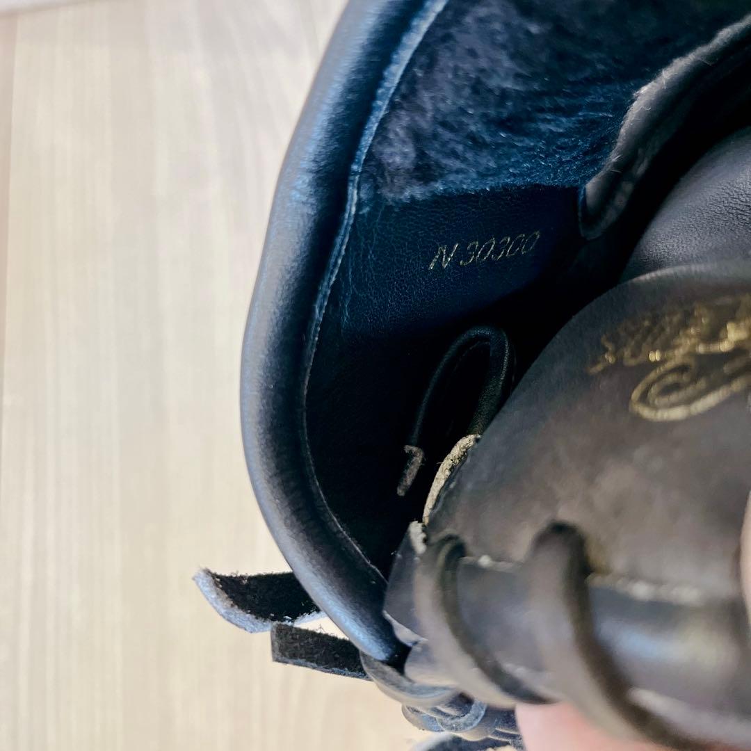 【廃盤 希少】 ミズノ ビューリーグ 軟式ファーストミット 青ロゴ サウスポー