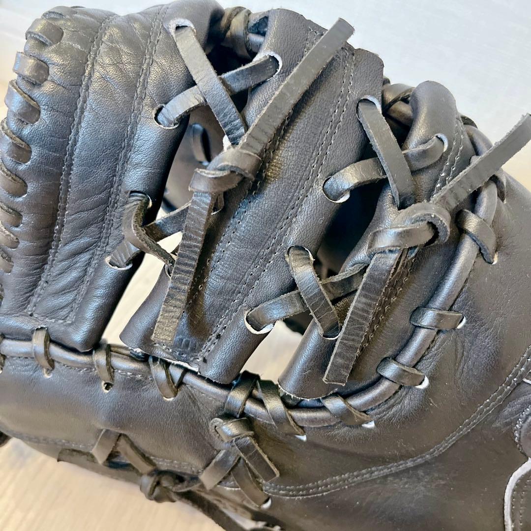 【廃盤 希少】 ミズノ ビューリーグ 軟式ファーストミット 青ロゴ サウスポー