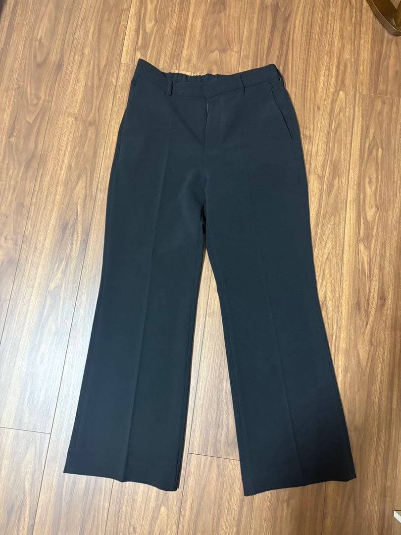 framework セミフレアパンツ ブラック38