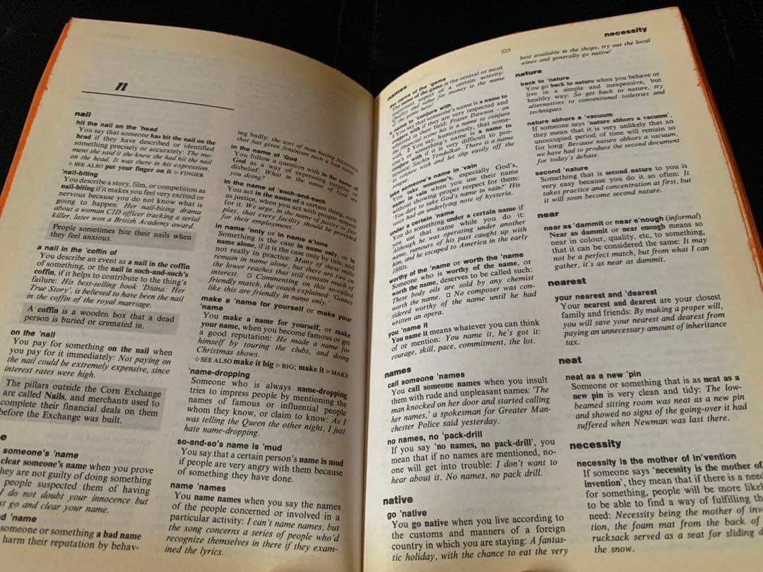 Chambers Dictionary of Idioms 慣用句　成句　英語